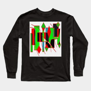 Green red and black Long Sleeve T-Shirt